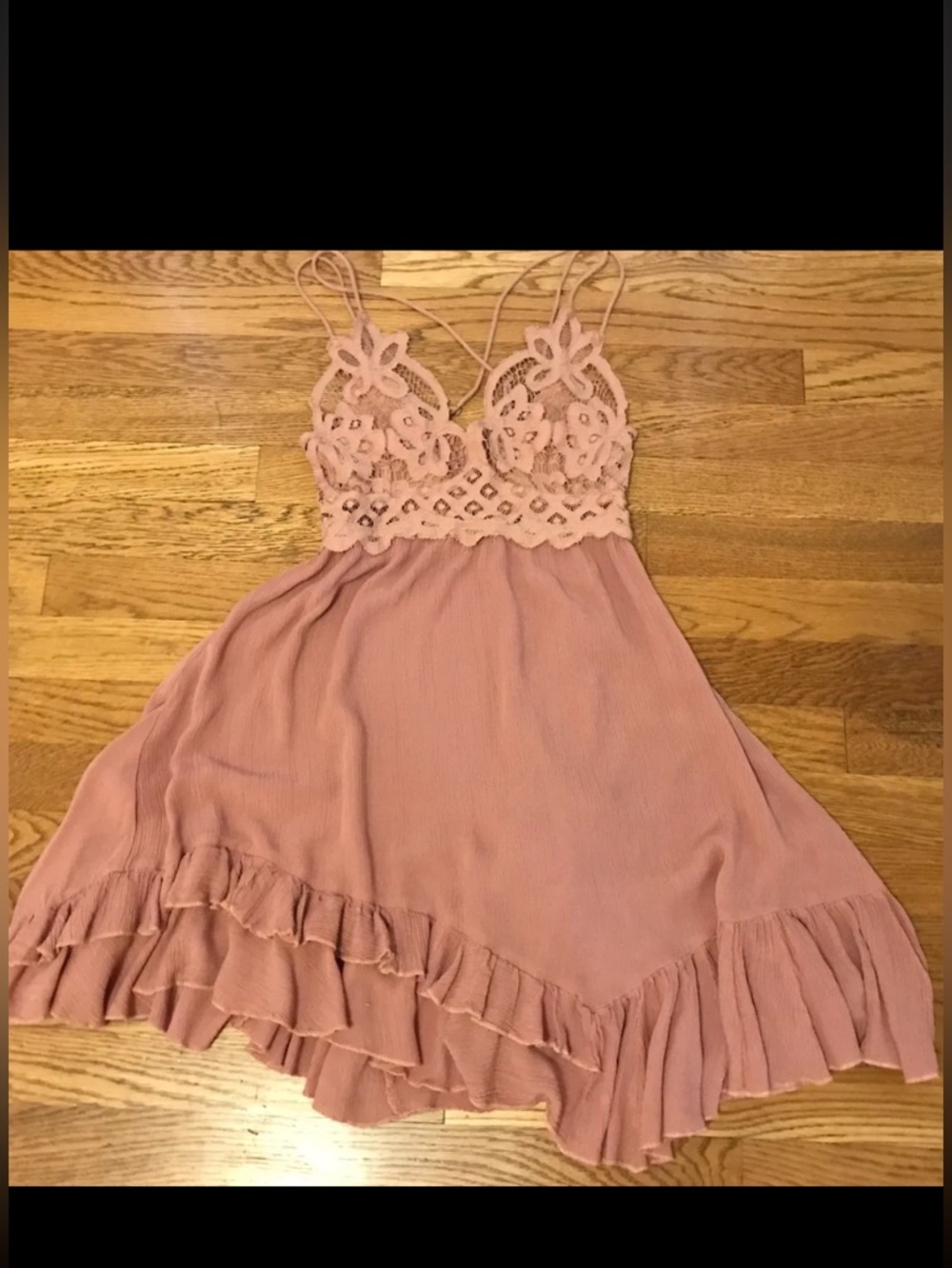 Free People Adella Slip Dress Size S in Rose - Picture 7 of 11